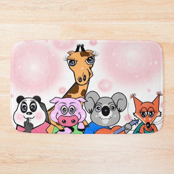 Item preview, Good friendship - giraffe , panda , pig , Koala , fox  designed and sold by Shirley cute art .