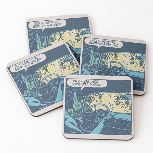 Item preview, Vintage Comic Panel - Going on a Tangent designed and sold by Stickyourselfon.