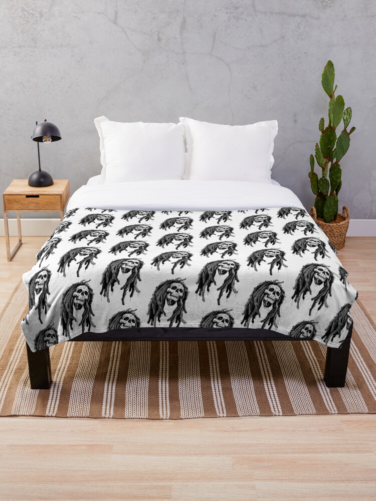 bob marley Throw Blanket