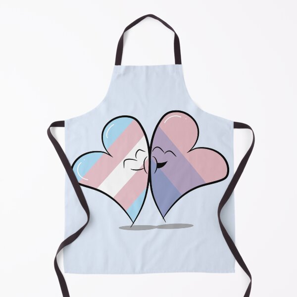 Item preview, Two Hearts in Love (Transgender and Bisexual Pride Flags) designed and sold by FrolicDesigns.
