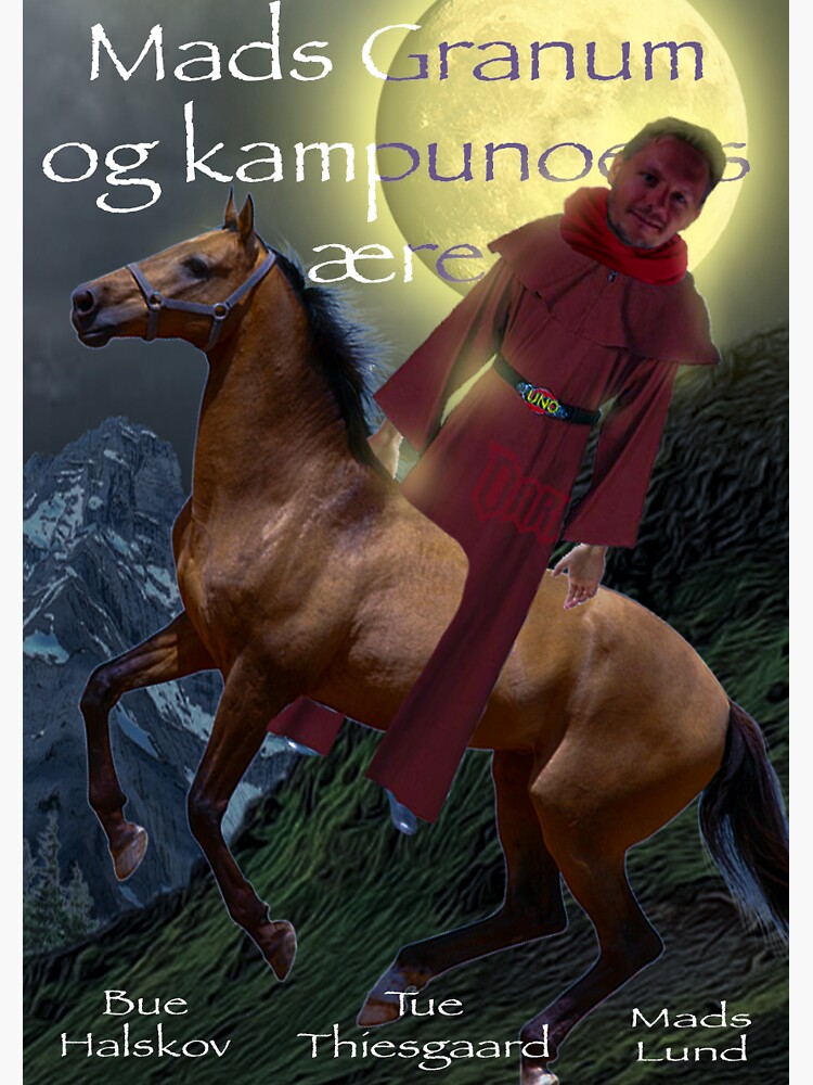 "Mads Granum og kampunoens ære Clean" Sticker for Sale by