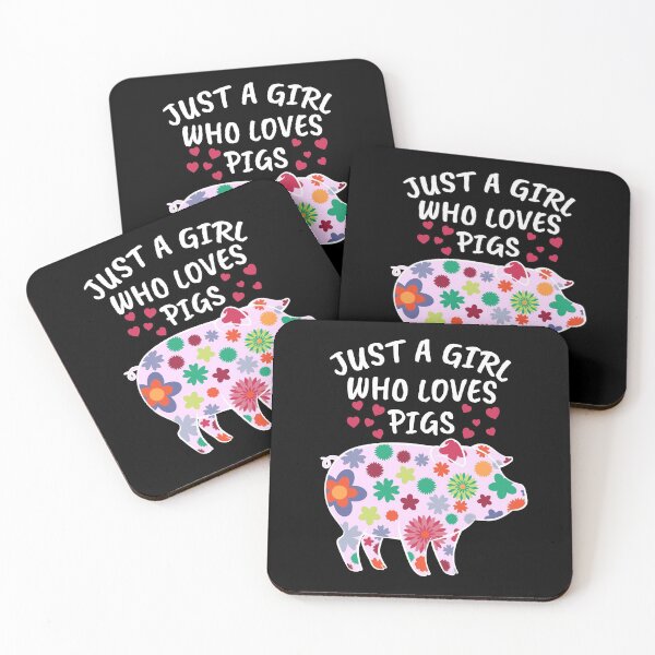 Item preview, Just A Girl Who Loves Pigs For Women Swine Pig designed and sold by DSWShirts.