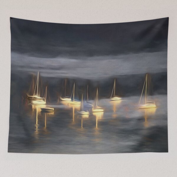Item preview, Lake Mondsee Boats Art designed and sold by Londonimages.