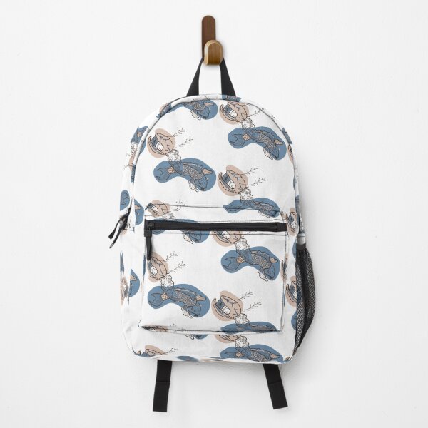 Item preview, Marine mutation 2 beige and blue designed and sold by ArtinaStudio.