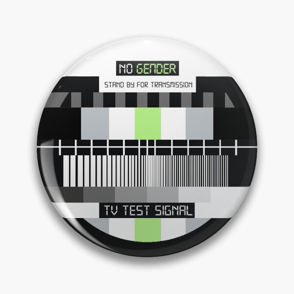 Item preview, NO GENDER - agender pride pin designed and sold by cupofmercury.