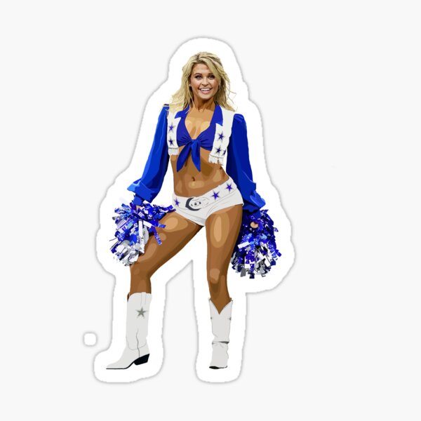 Dallas Cowboys Cheerleader Sticker
