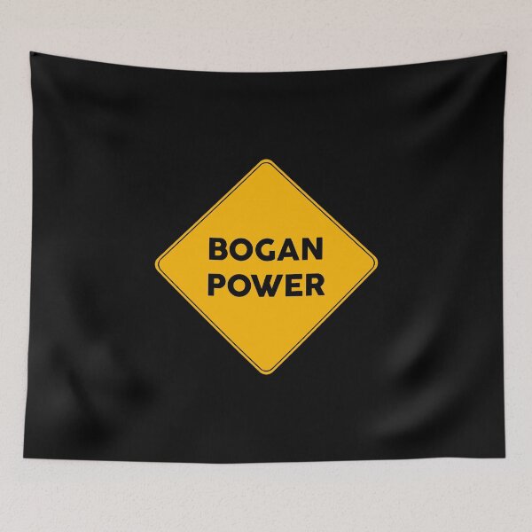 Item preview, Bogan Power | Car Stickers | Warning Sign designed and sold by FriendsList.