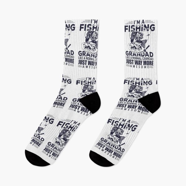 Item preview, I'm a fishing grandad just like a normal grandad funny saying designed and sold by Apoorv Choudhary.