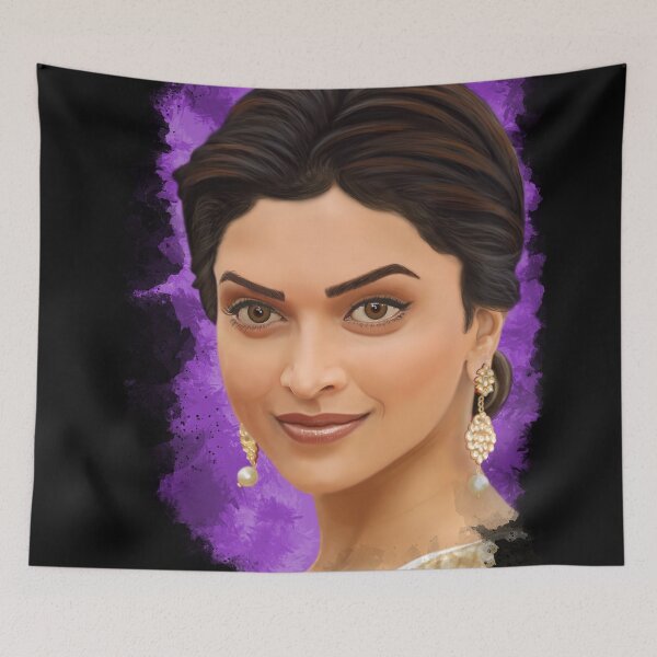 Item preview, Deepika Padukone bollywood star | Digital Painting designed and sold by KarimStudio.