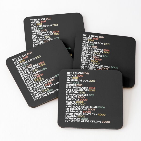Item preview, Eurovision Song Contest Winners 2000 - 2021 UPDATED Maneskin designed and sold by missmarylin.