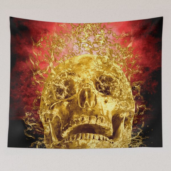 Item preview, Golden Skull designed and sold by DoggoTankDesign.