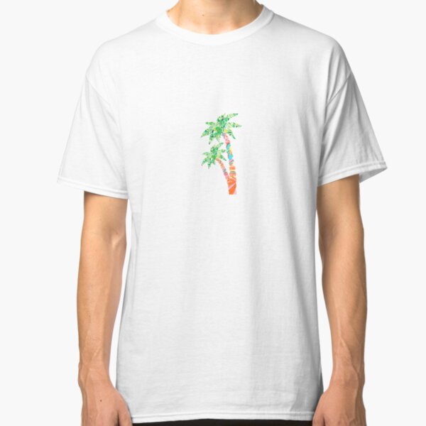 Palm Tree in Lilly Pulitzer Print Classic T-Shirt