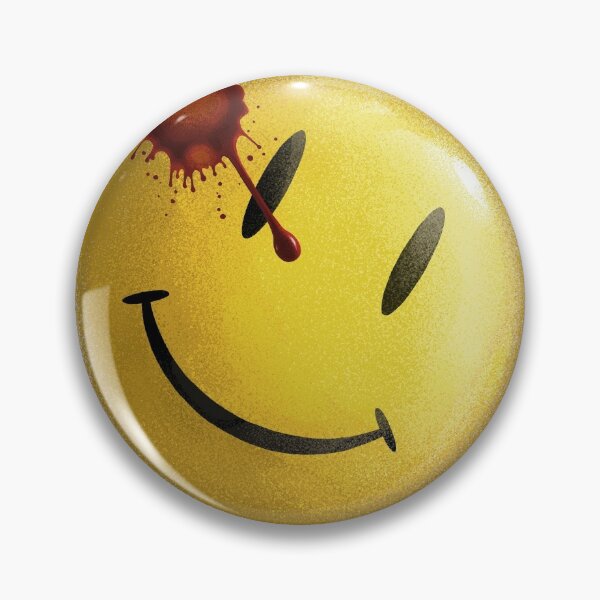 Smiley Comedian Pin