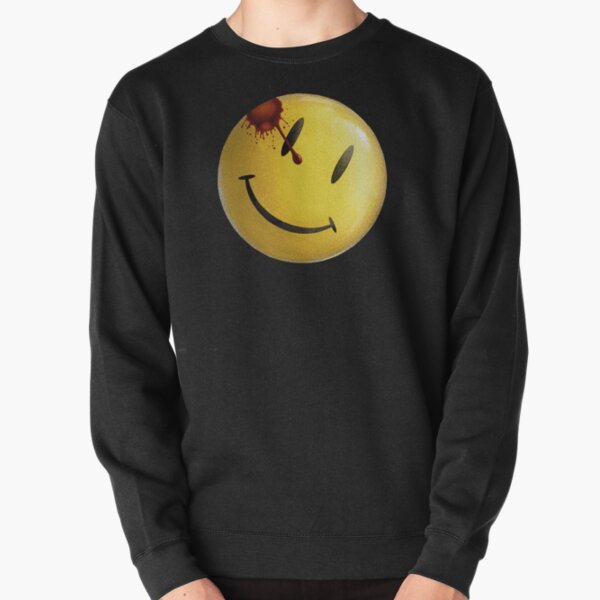 Smiley Comedian Pullover Sweatshirt