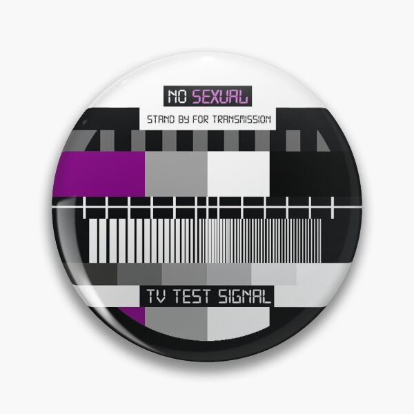 Item preview, NO SEXUAL - asexual pride pin designed and sold by cupofmercury.