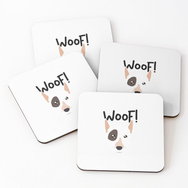 Item preview, Bull Terrier Dog Woof designed and sold by VegeFriends.