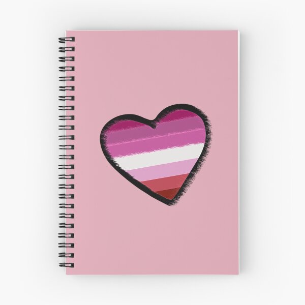Item preview, Lesbian Flag Heart designed and sold by TostadaDesign.