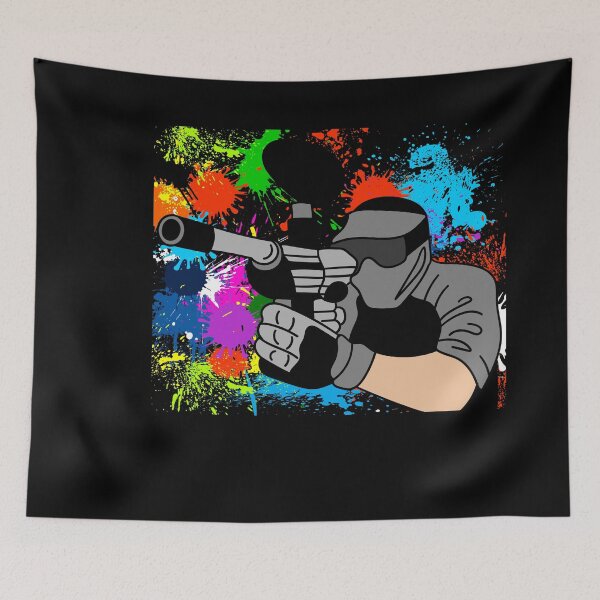 Item preview, Colorful Paintball Motif designed and sold by flofin.