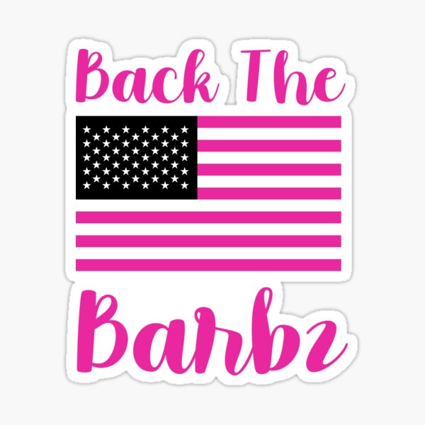 "Back The Barbz" Sticker For Sale By Missbreeze | Redbubble