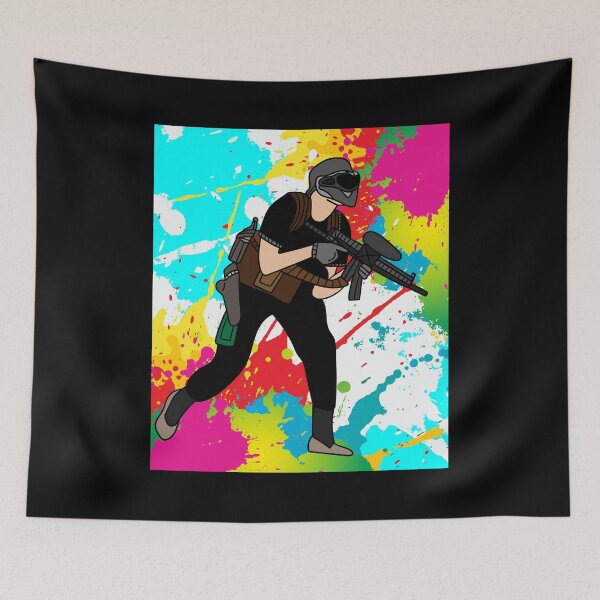 Item preview, Colorful Paintball Motif designed and sold by flofin.