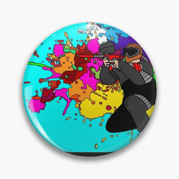 Artikelvorschau, Buntes Paintball Motiv entworfen und verkauft von flofin.