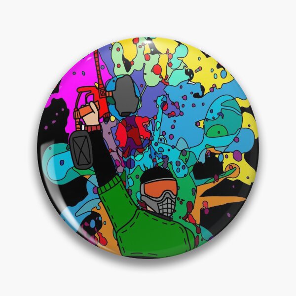 Item preview, Colorful Paintball Motif designed and sold by flofin.