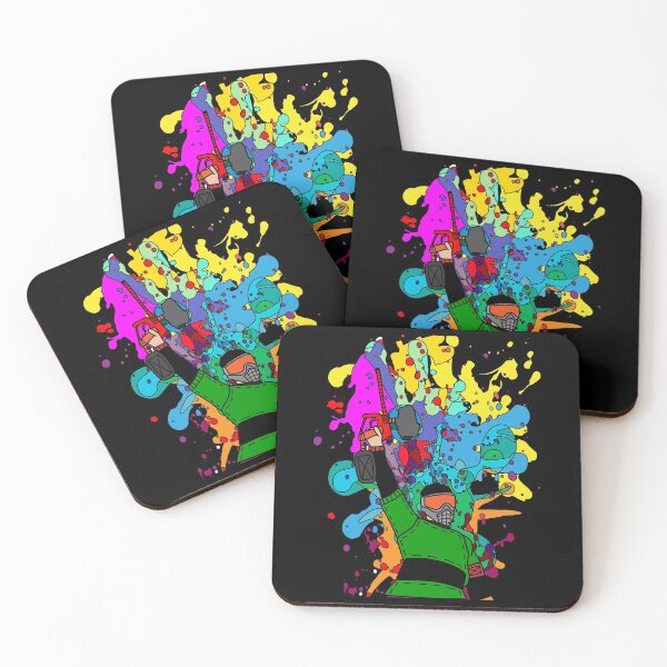Item preview, Colorful Paintball Motif designed and sold by flofin.