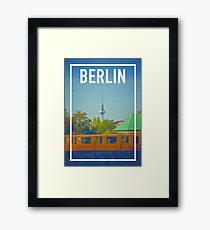 BERLIN FRAME Framed Print