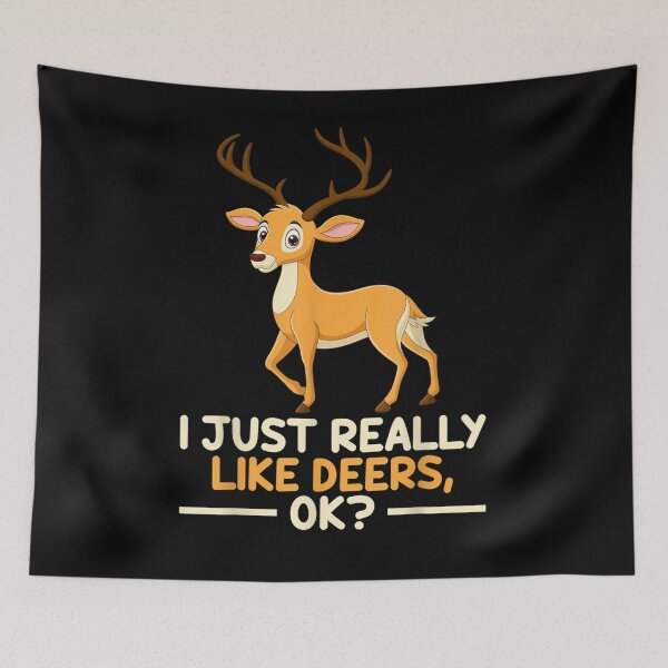 Item preview, Funny I Just Really Like Deers Ok Cute Deer Gift  designed and sold by caral8.