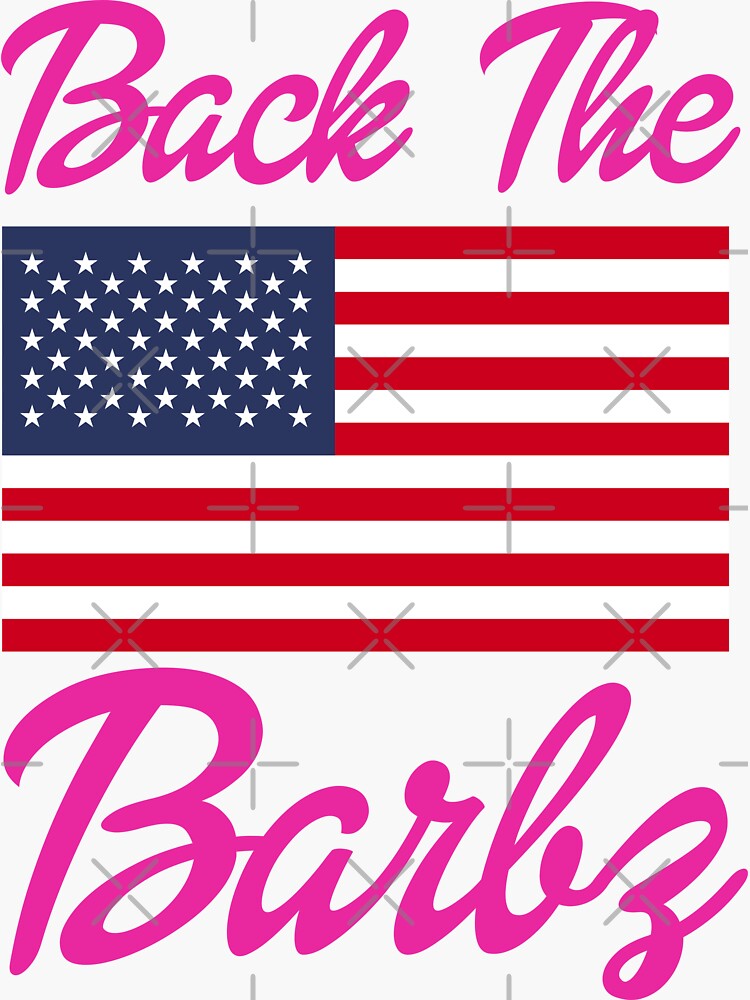 "Back The Barbz" Sticker For Sale By Missbreeze | Redbubble