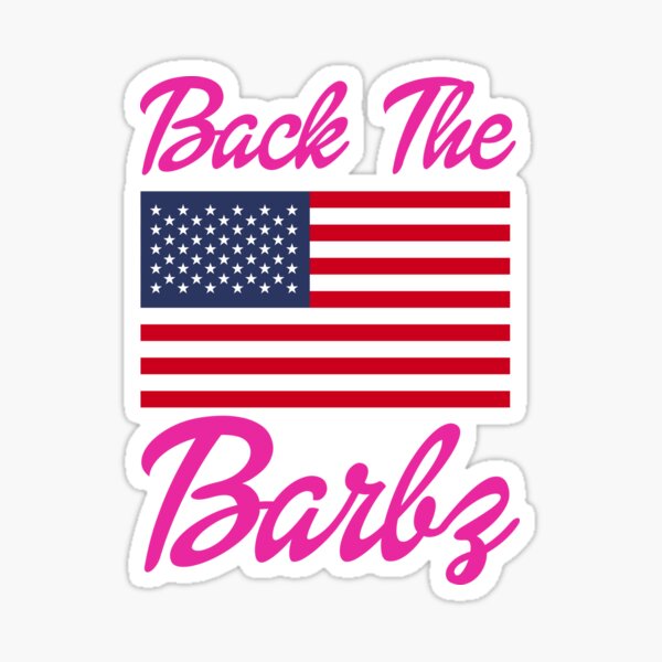 "Back The Barbz" Sticker For Sale By Missbreeze | Redbubble