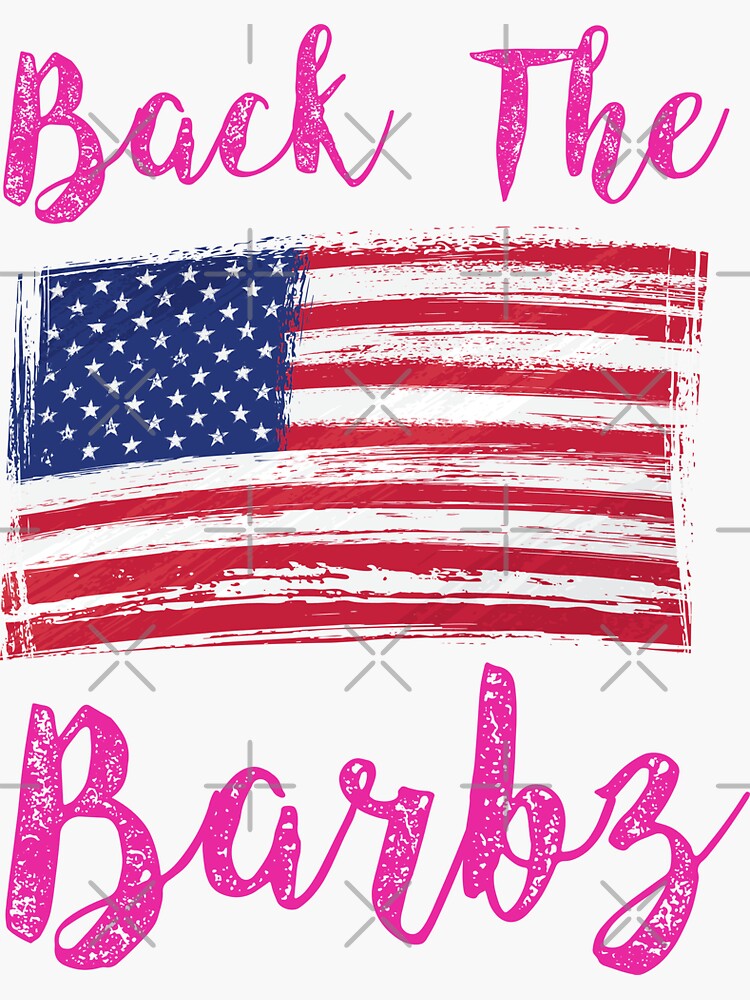 "Back The Barbz" Sticker For Sale By Missbreeze | Redbubble