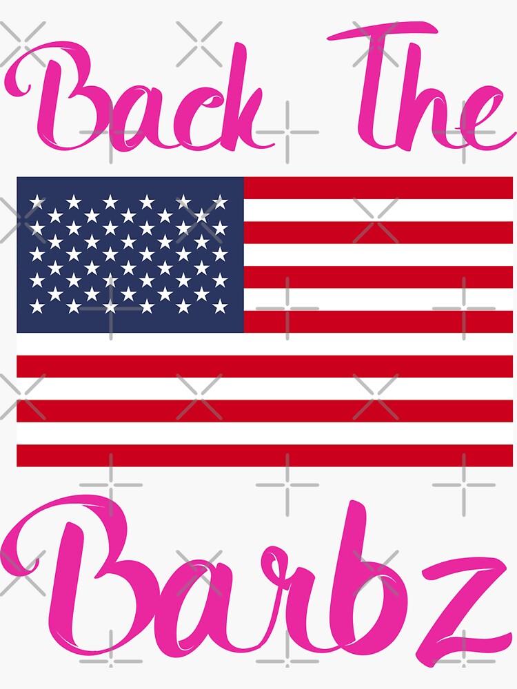 "Back The Barbz" Sticker For Sale By Missbreeze | Redbubble