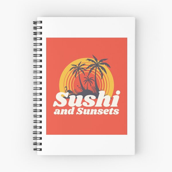 Aperçu de l'œuvre Couchers de Soleil Sushi créée et vendue par ProfusionPixel.