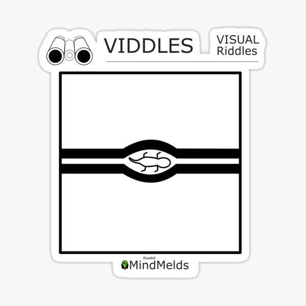 The Viddles Series - Roadkill Sticker