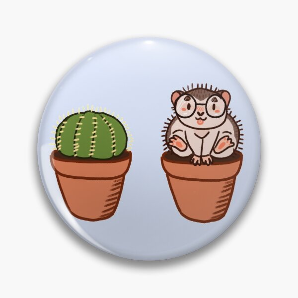 Item preview, Hedgehog with cactus friend designed and sold by xxmoon04xx.