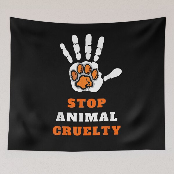 Item preview, Stop Animal Cruelty Cute Dog Paw And Handprint Design Gift  designed and sold by caral8.