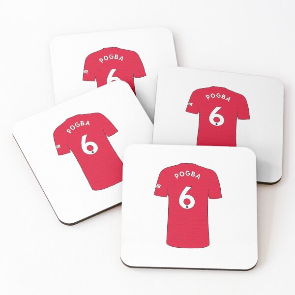 Artikelvorschau, Paul Pogba Manchester United Nr. 6 Trikot entworfen und verkauft von Oliver Jones.