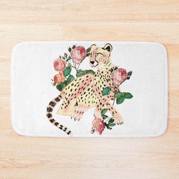 Item preview, Leopard in roses designed and sold by orangerinka.