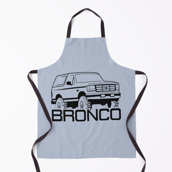 Item preview, Ford Bronco 1992-1996 Bronco Front Side, with tires, Black Print 1 designed and sold by DrivenBrand.