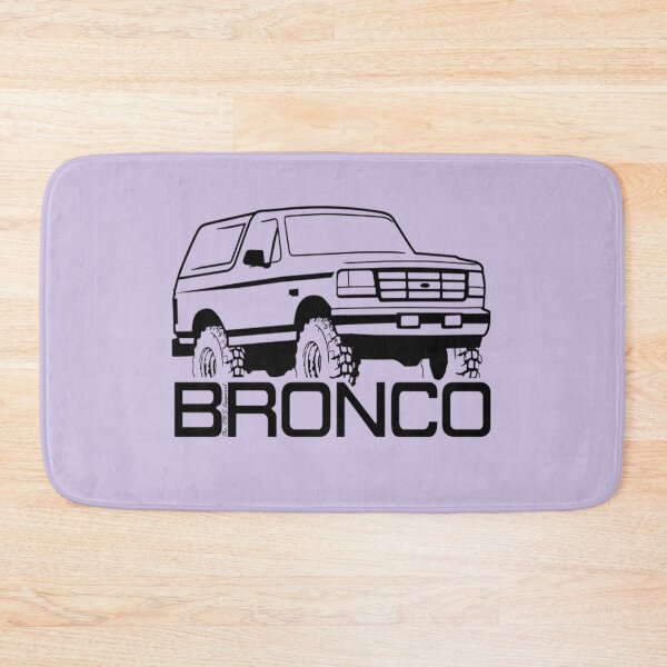 Item preview, Ford Bronco 1992-1996 Bronco Front Side, with tires, Black Print 1 designed and sold by DrivenBrand.