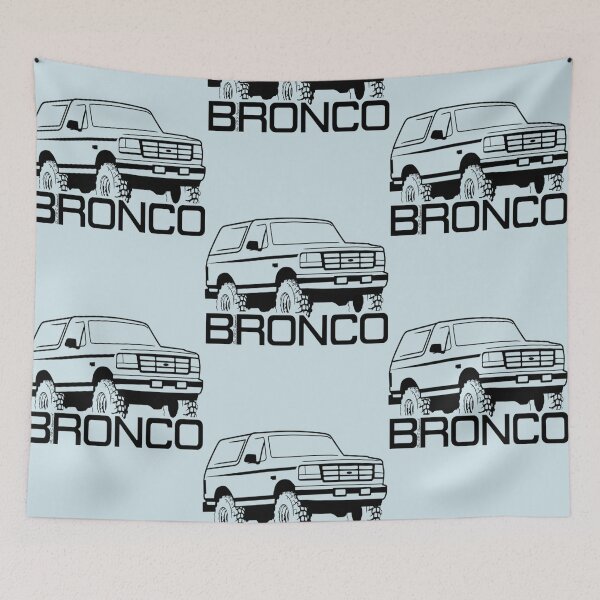 Item preview, Ford Bronco 1992-1996 Bronco Front Side, with tires, Black Print 1 designed and sold by DrivenBrand.