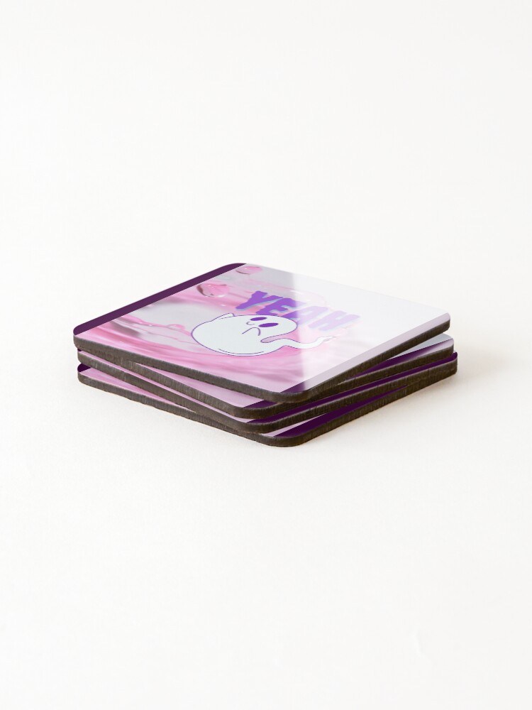 Thumbnail 4 of 5, Coasters (Set of 4), lovely  ghost designed and sold by RjaaDesign.