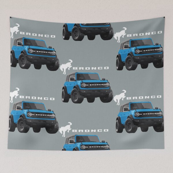 Item preview, Ford Bronco Ford Bronco Wildtrak Velocity Blue designed and sold by DrivenBrand.