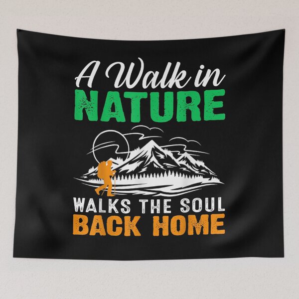 Item preview, Hiking Lover A Walk In Nature Walks The Soul Gift  designed and sold by caral8.
