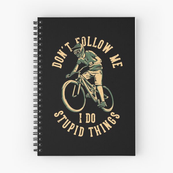 Artikelvorschau, MTB Mountain Bike Don`t Follow Me Fahrrad Sprüche entworfen und verkauft von Macphisto Shirts.