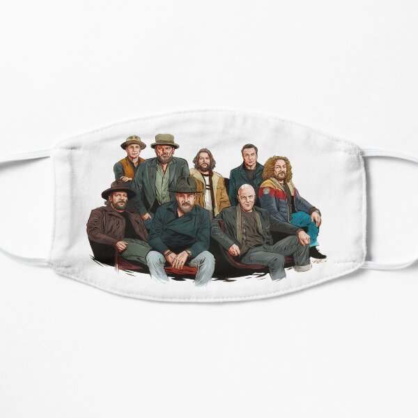 Zac Brown Band - An illustration by Paul Cemmick Flat Mask