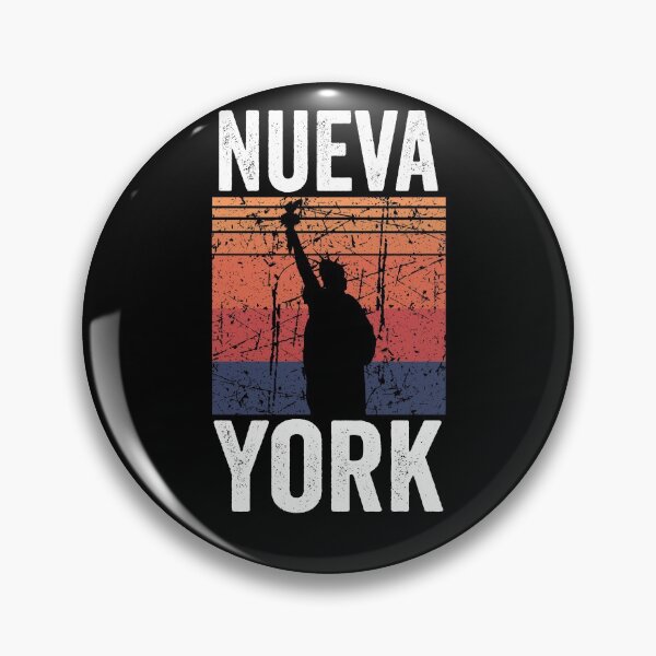 Item preview, Nueva York Spanish New York retro vintage design  designed and sold by ZzCorezZ.