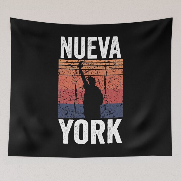 Item preview, Nueva York Spanish New York retro vintage design  designed and sold by ZzCorezZ.