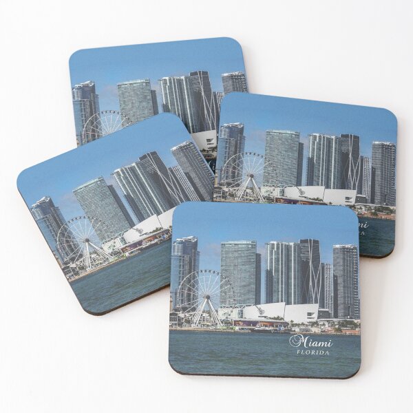Item preview, Miami, Florida - Downtown Miami Skyline - Popular Attraction designed and sold by leemcnut.